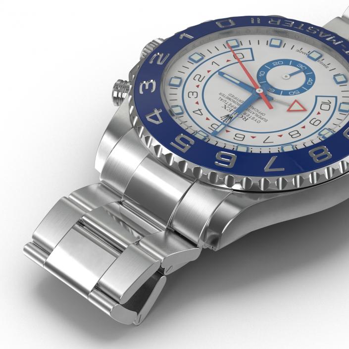 3D Rolex Yachtmaster II Oyster Steel model