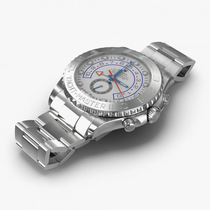 Rolex Yachtmaster II Platinum 3D model