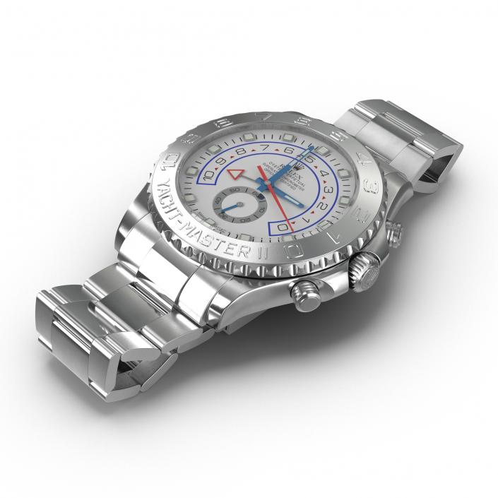 Rolex Yachtmaster II Platinum 3D model