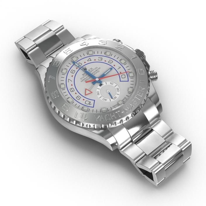 Rolex Yachtmaster II Platinum 3D model