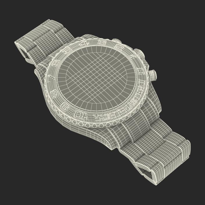 Rolex Yachtmaster II Platinum 3D model