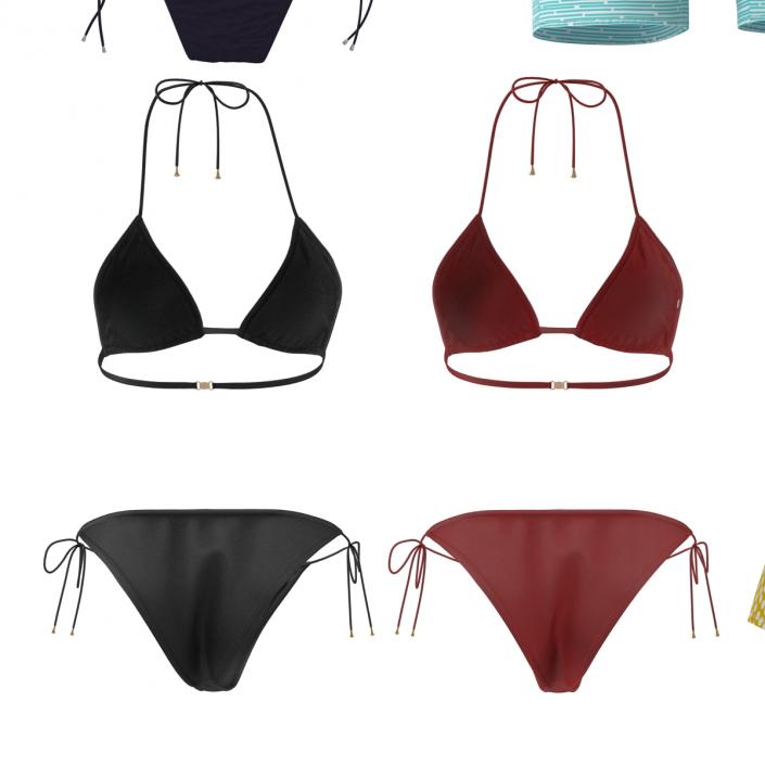 Bathing Suits Collection 3D model