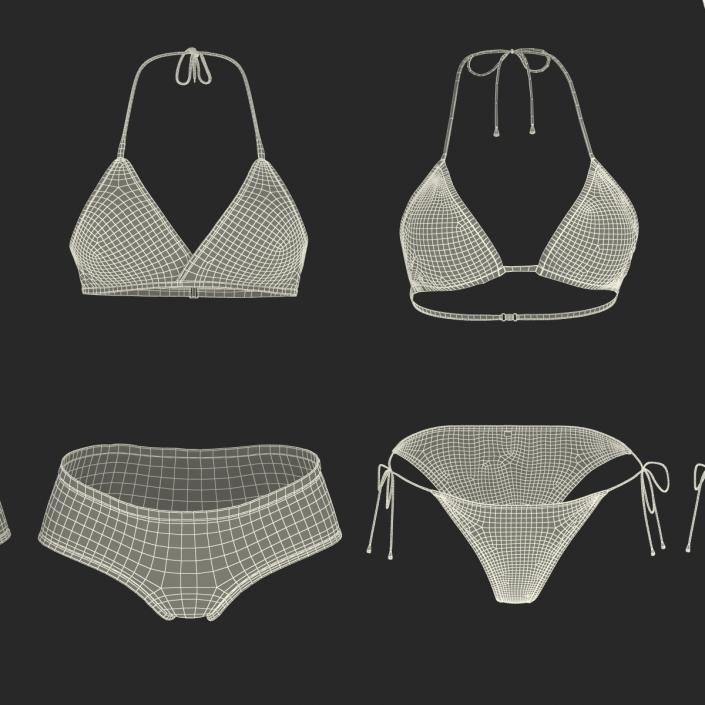 Bathing Suits Collection 3D model