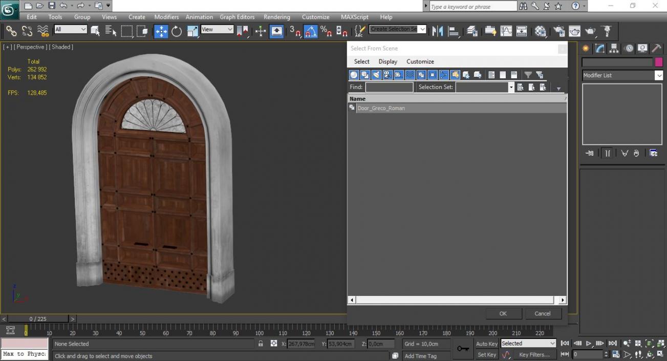 3D Door Greco Roman