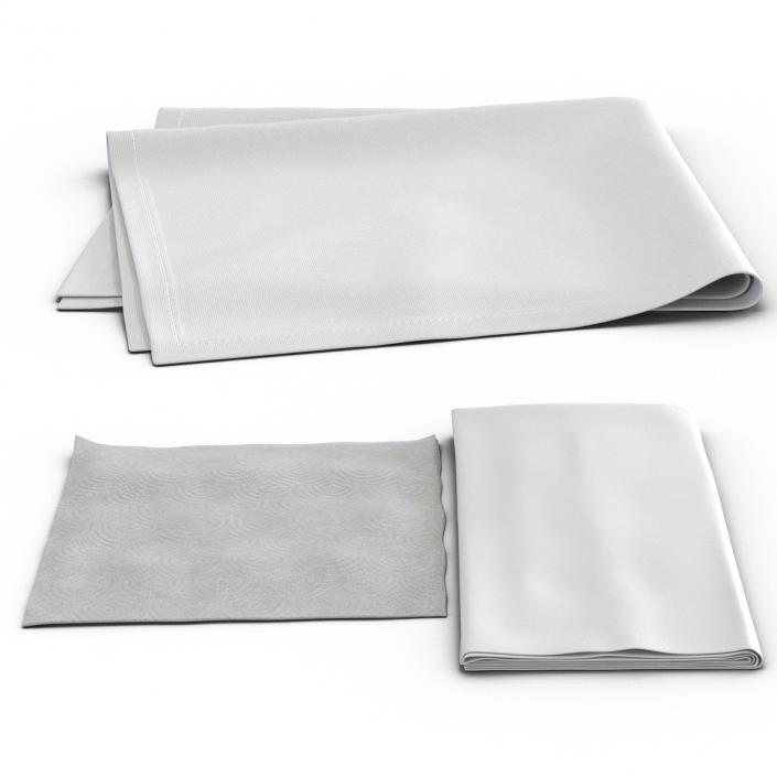 3D Napkins Collection model