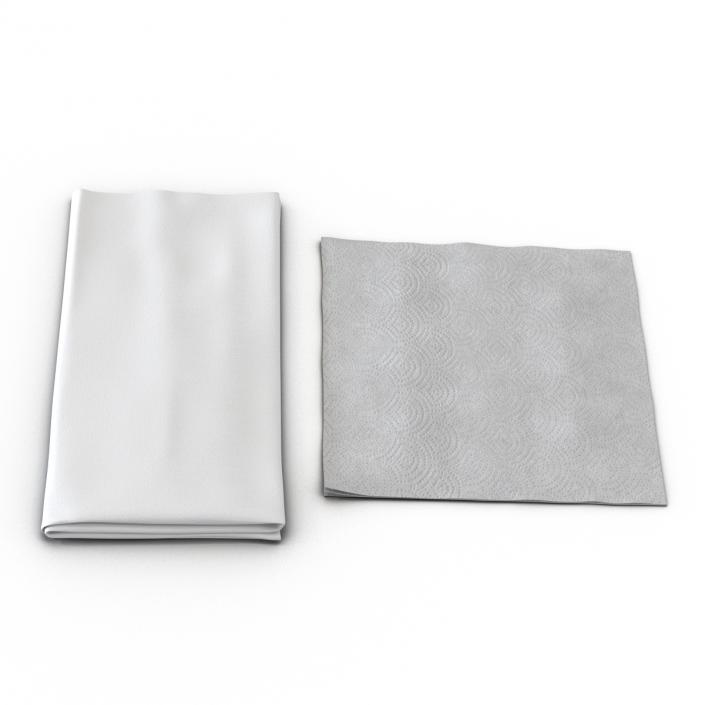 3D Napkins Collection model