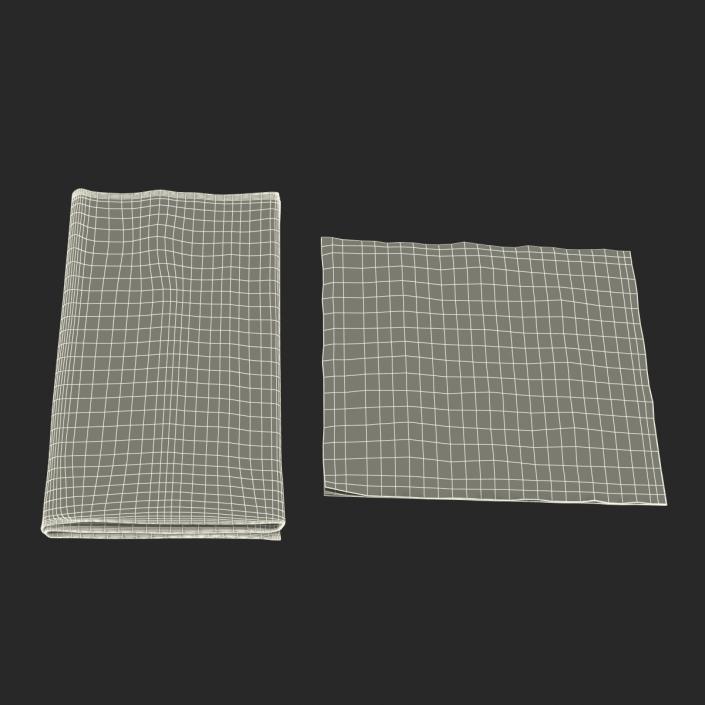 3D Napkins Collection model