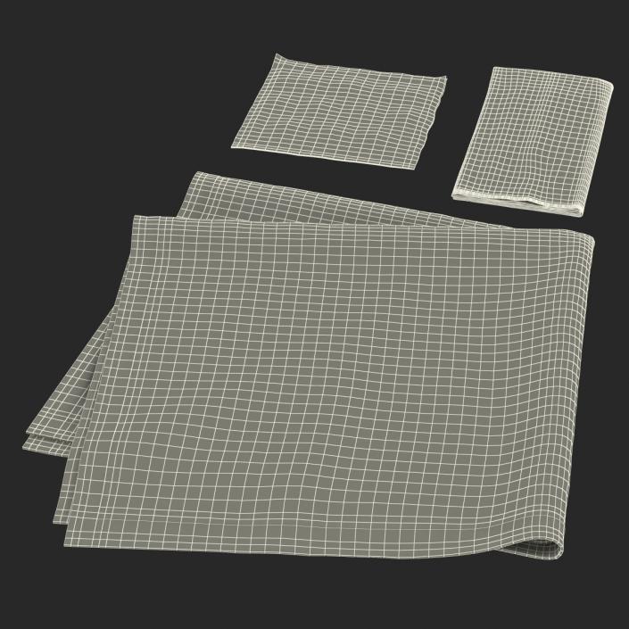 3D Napkins Collection model