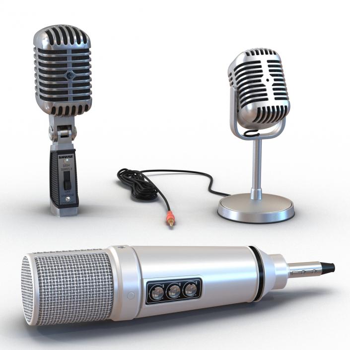 3D Studio Microphones Collection 2