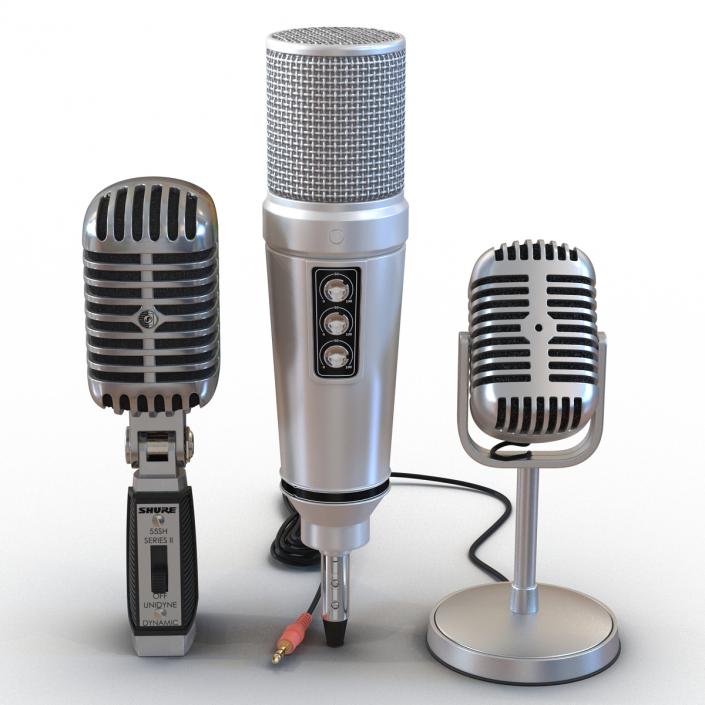 3D Studio Microphones Collection 2