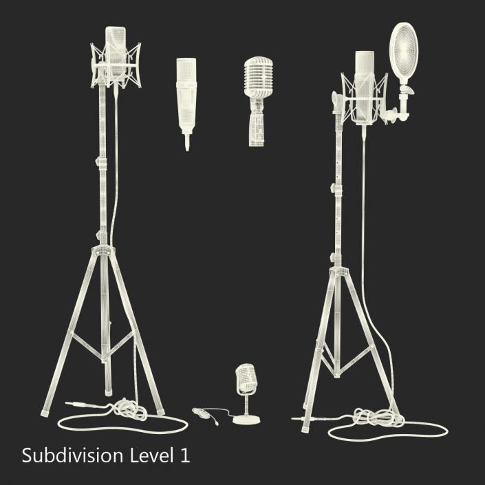 3D Studio Microphones Collection 2