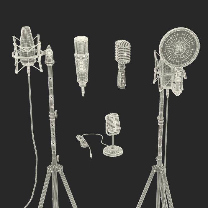 3D Studio Microphones Collection 2