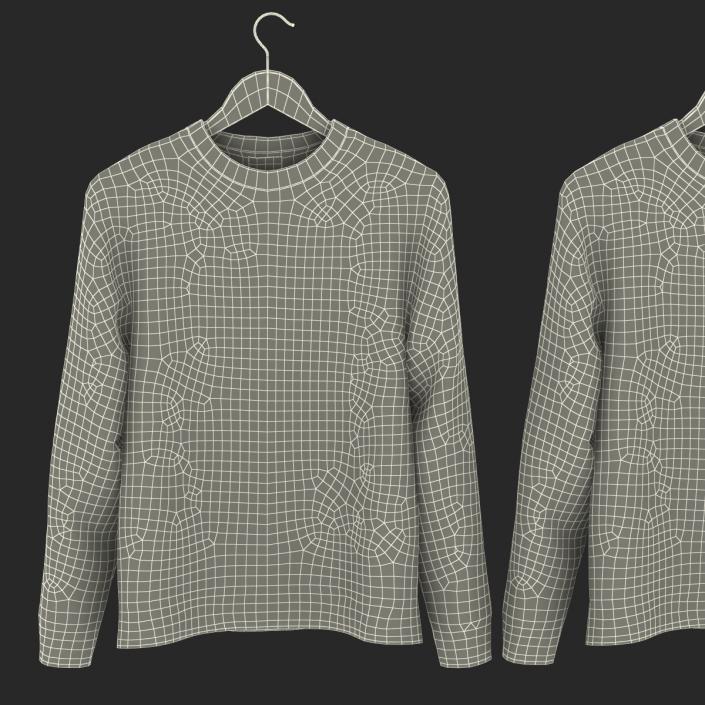 Sweaters on Hanger Collection 3D model