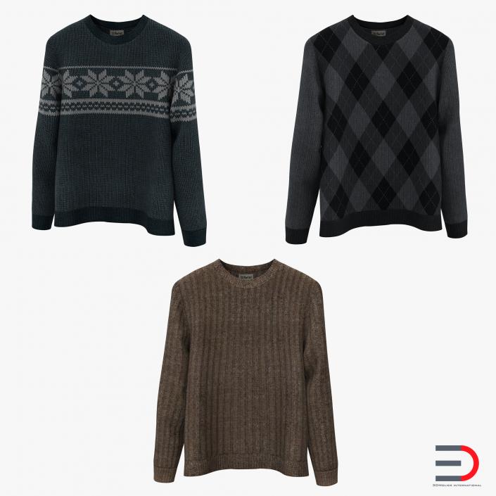 Sweaters Collection 3D model