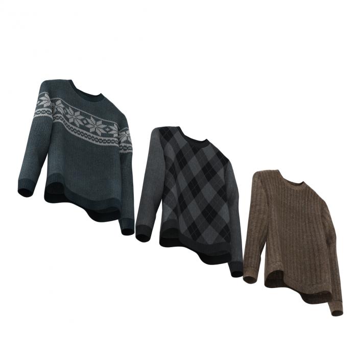 Sweaters Collection 3D model