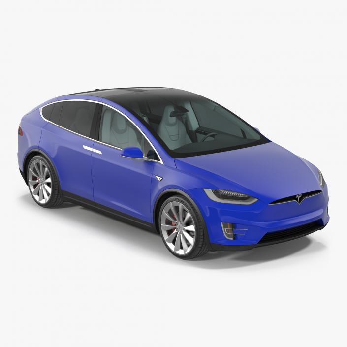 3D Tesla Model X model