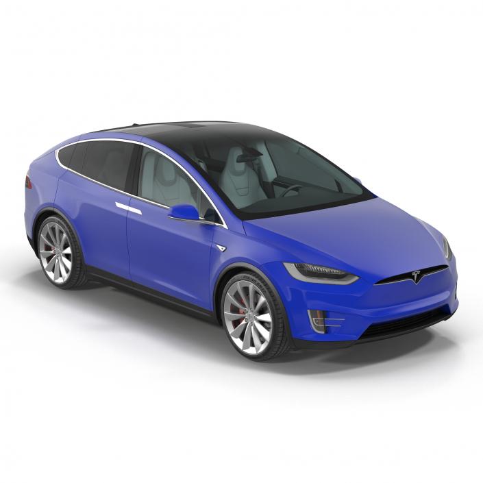 3D Tesla Model X model