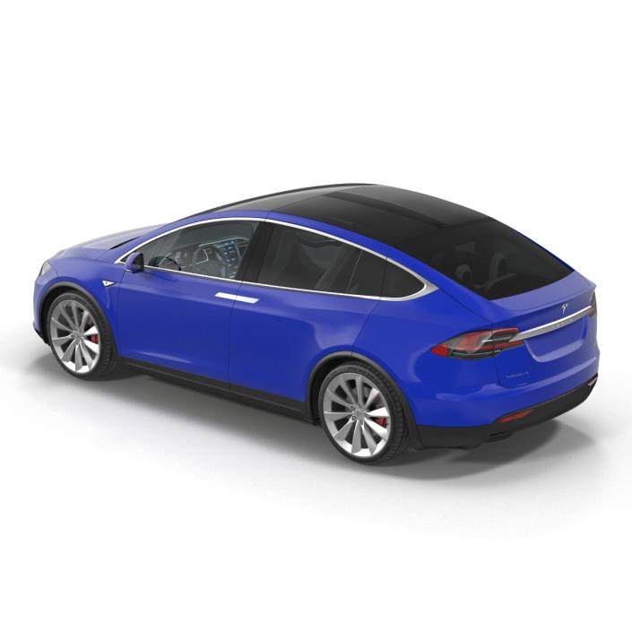 3D Tesla Model X model