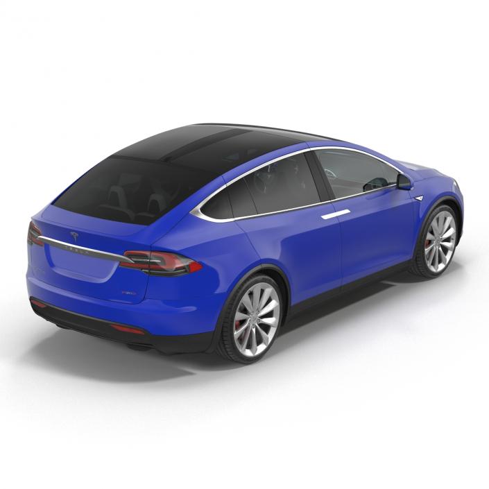 3D Tesla Model X model