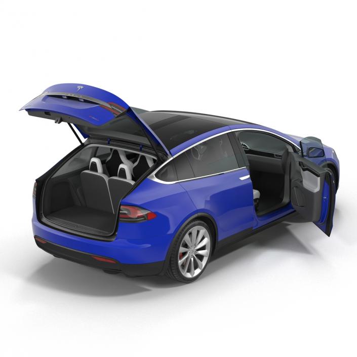 3D Tesla Model X model