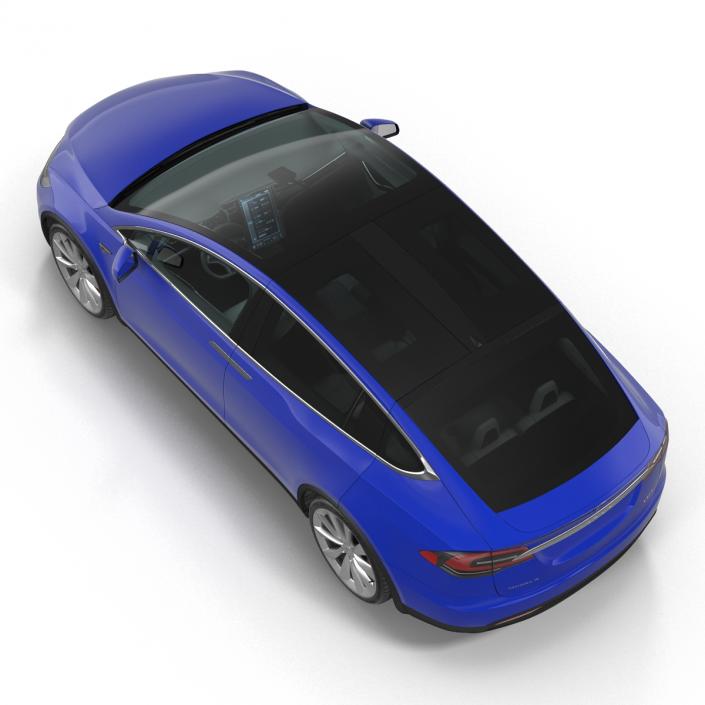 3D Tesla Model X model