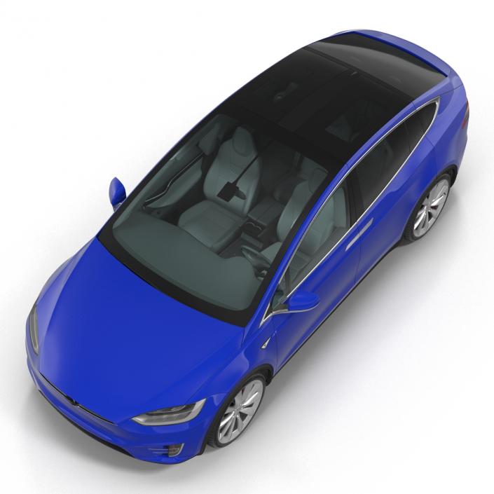 3D Tesla Model X model