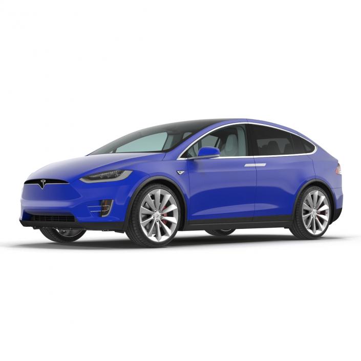 3D Tesla Model X model