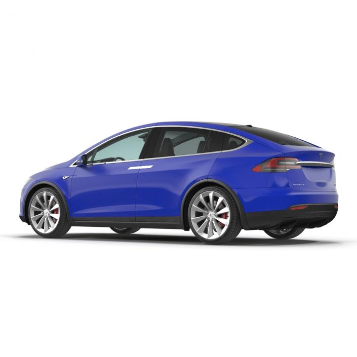 3D Tesla Model X model