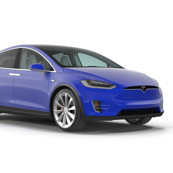 3D Tesla Model X model