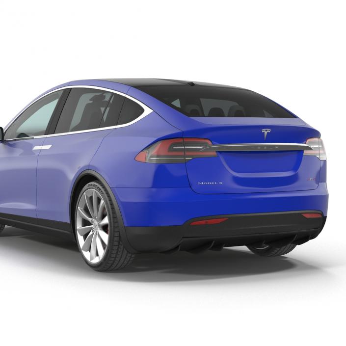 3D Tesla Model X model