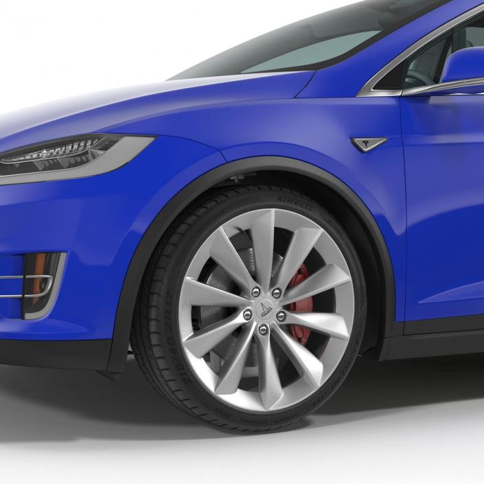 3D Tesla Model X model