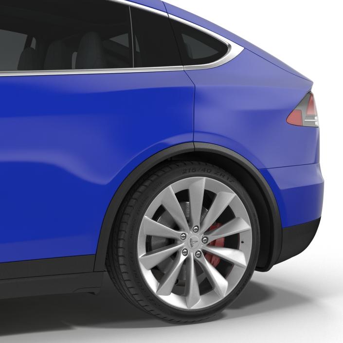 3D Tesla Model X model