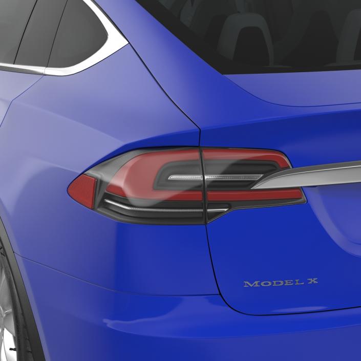 3D Tesla Model X model