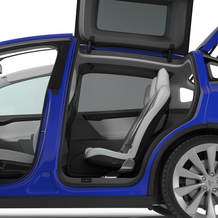 3D Tesla Model X model