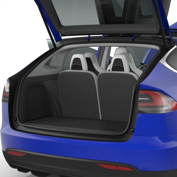 3D Tesla Model X model