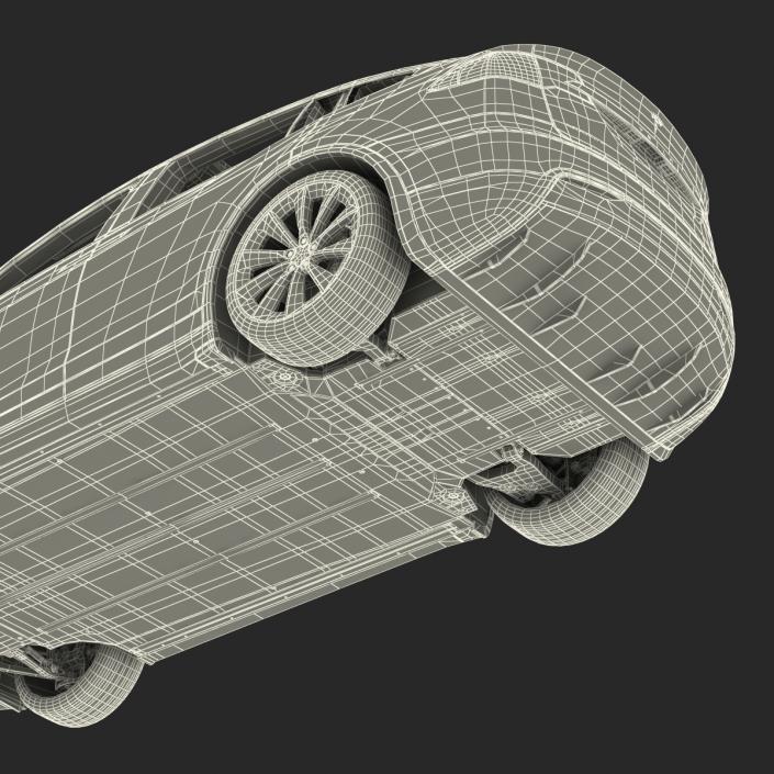 3D Tesla Model X model