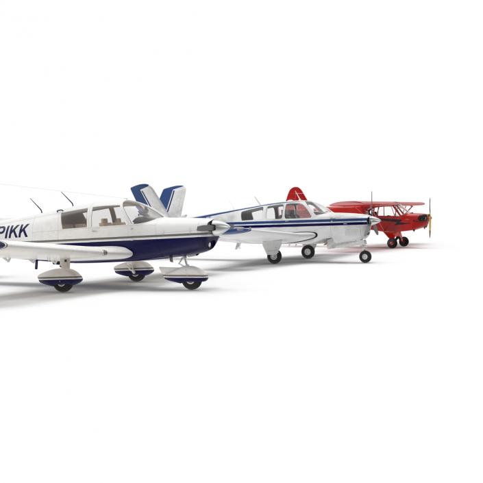 3D model Private Airplanes Collection 2