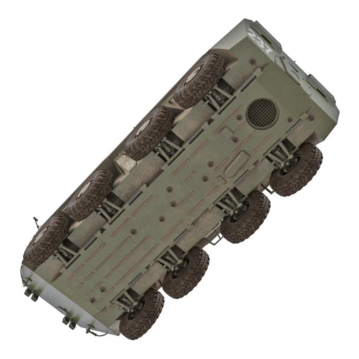 Amphibious Armoured Personnel Carrier BTR-80 3D model