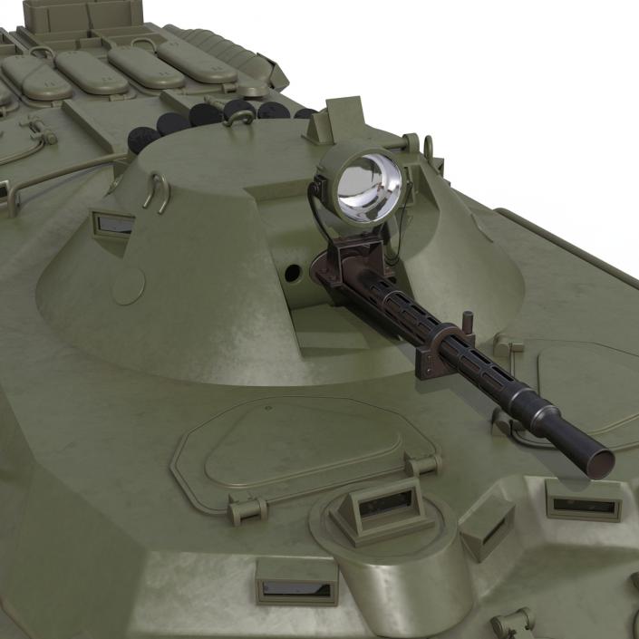 Amphibious Armoured Personnel Carrier BTR-80 3D model