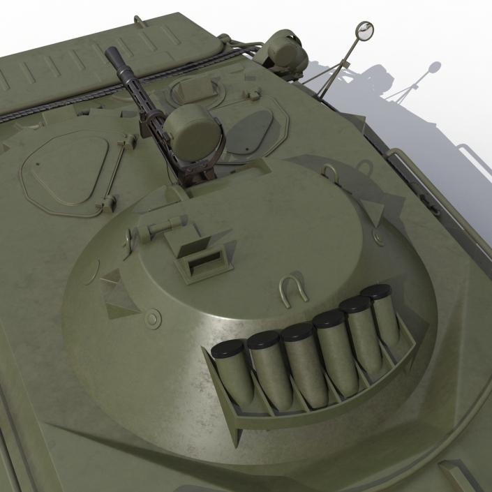 Amphibious Armoured Personnel Carrier BTR-80 3D model