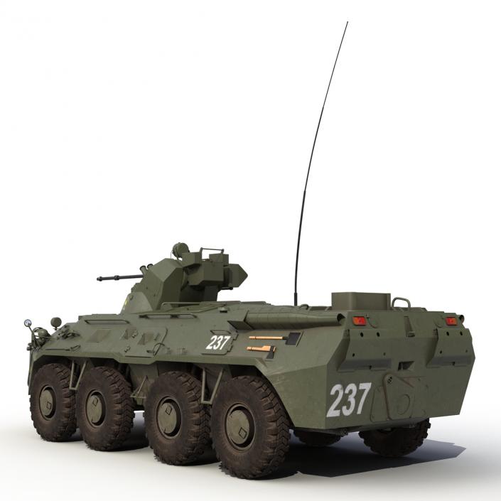 3D Rigged Russian Military Vehicles Collection model