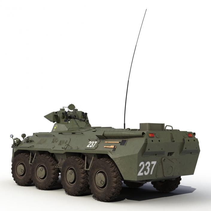 3D Rigged Russian Military Vehicles Collection model