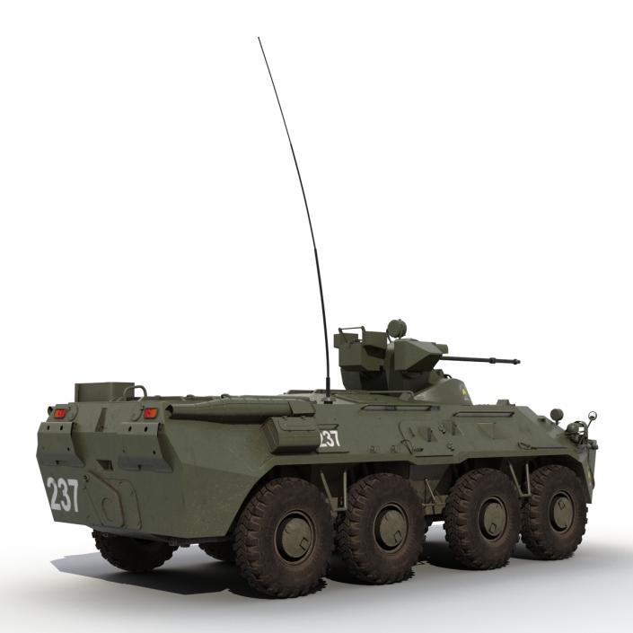 3D Rigged Russian Military Vehicles Collection model