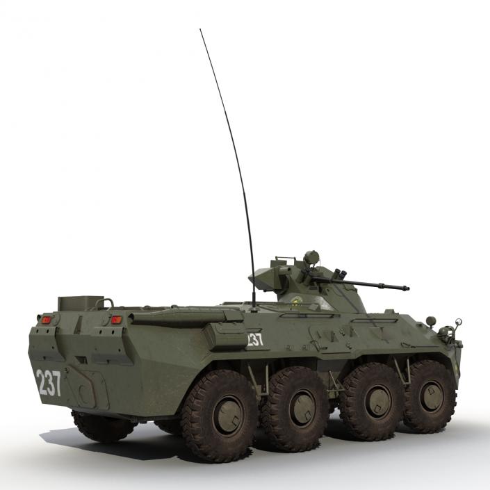 3D Rigged Russian Military Vehicles Collection model