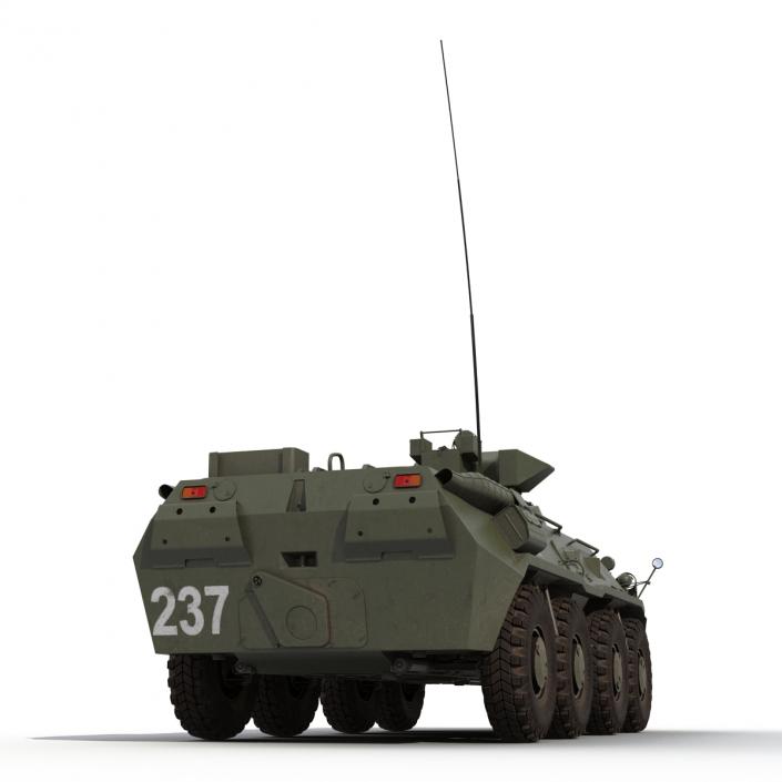 3D Rigged Russian Military Vehicles Collection model