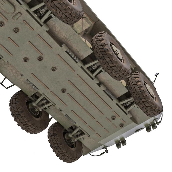 3D Rigged Russian Military Vehicles Collection model