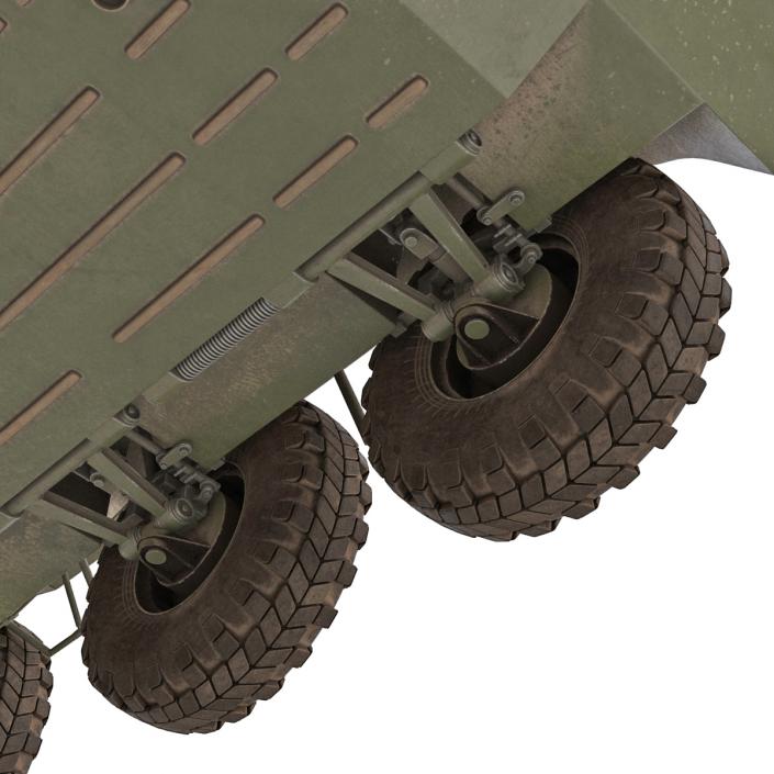 3D Rigged Russian Military Vehicles Collection model