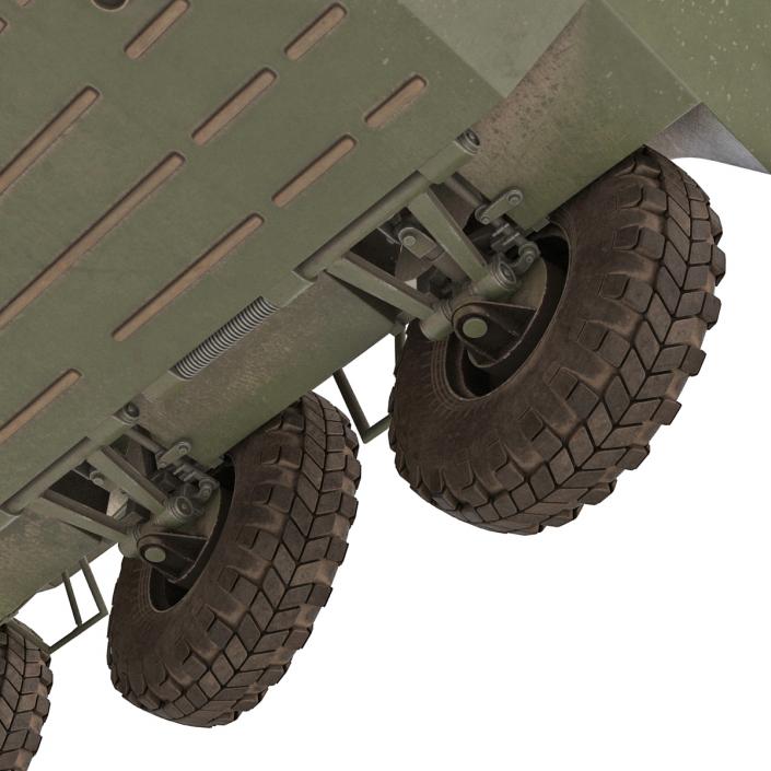 3D Rigged Russian Military Vehicles Collection model