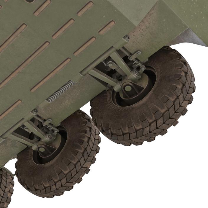 3D Rigged Russian Military Vehicles Collection model