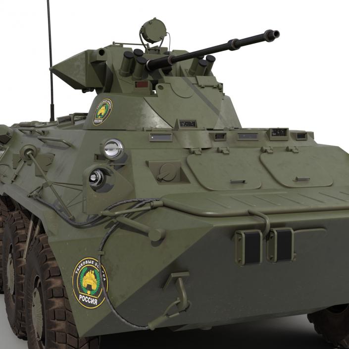 3D Rigged Russian Military Vehicles Collection model